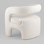 Кресло дизайнерское для лаунж зоны жемчужного цвета Pearl Lounge варинант исполнения - 6 | Loft Concept в Орле