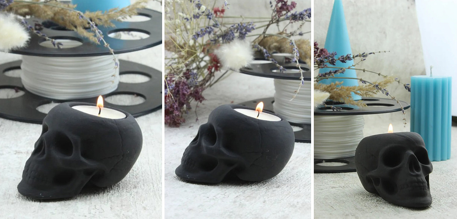Подсвечник Black Skull Подсвечник Black Skull - Loft-Concept в Орле