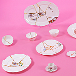 Кофейная пара Seletti Kintsugi 2 варинант исполнения - 3 | Loft Concept в Орле