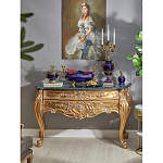 Чаша темно-синяя фарфоровая с бронзовыми ручками в виде ангелов Eden Garden варинант исполнения - 5 | Loft Concept в Орле