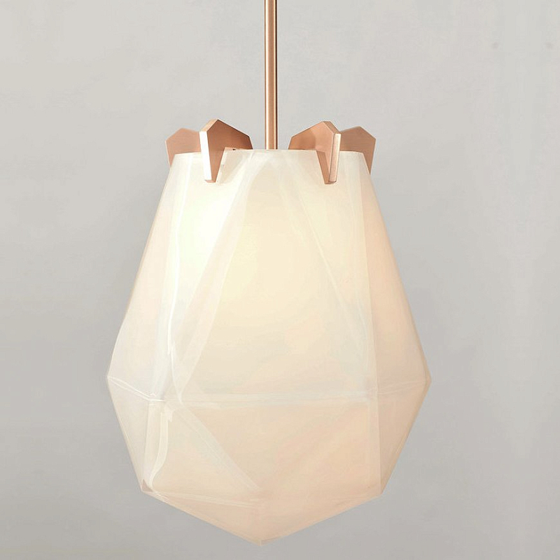 Подвесной светильник Briolette Pendants Gabriel Scott Золотой Белый Подвесной светильник Briolette Pendants Gabriel Scott Золотой Белый в Орле | Loft Concept