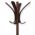 Вешалка коричневая с 4-мя крючками из пластика Curves Hangers варинант исполнения - 3 | Loft Concept в Орле