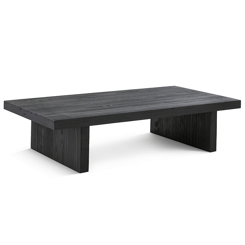 Журнальный стол из массива сосны Koda Coffee Table Черный Журнальный стол из массива сосны Koda Coffee Table Черный в Орле | Loft Concept