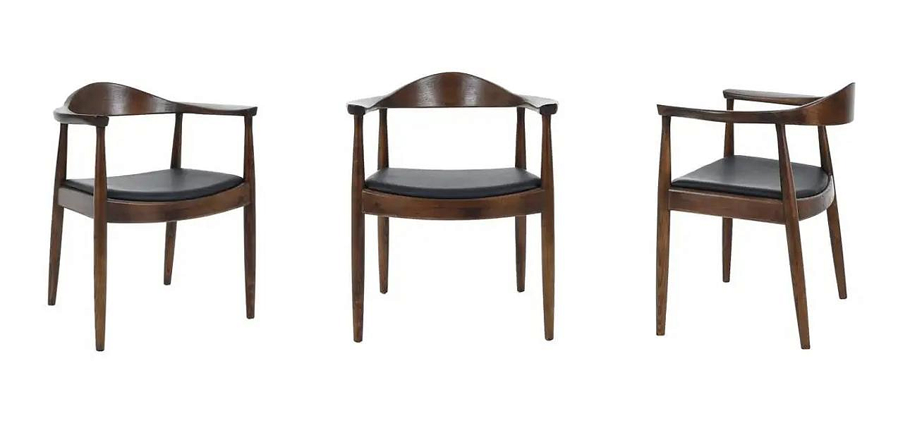 Стул Elbow HANS J.WEGNER с Подлокотником Темное Дерево Стул Elbow HANS J.WEGNER с Подлокотником Темное Дерево - Loft-Concept в Орле
