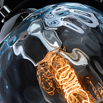 Подвесной светильник со стеклянном плафоном в форме бокала Kaleido варинант исполнения - 20 | Loft Concept в Орле