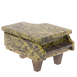 Шкатулка в виде рояля из натурального камня змеевик Stone Casket варинант исполнения - 1 | Loft Concept в Орле