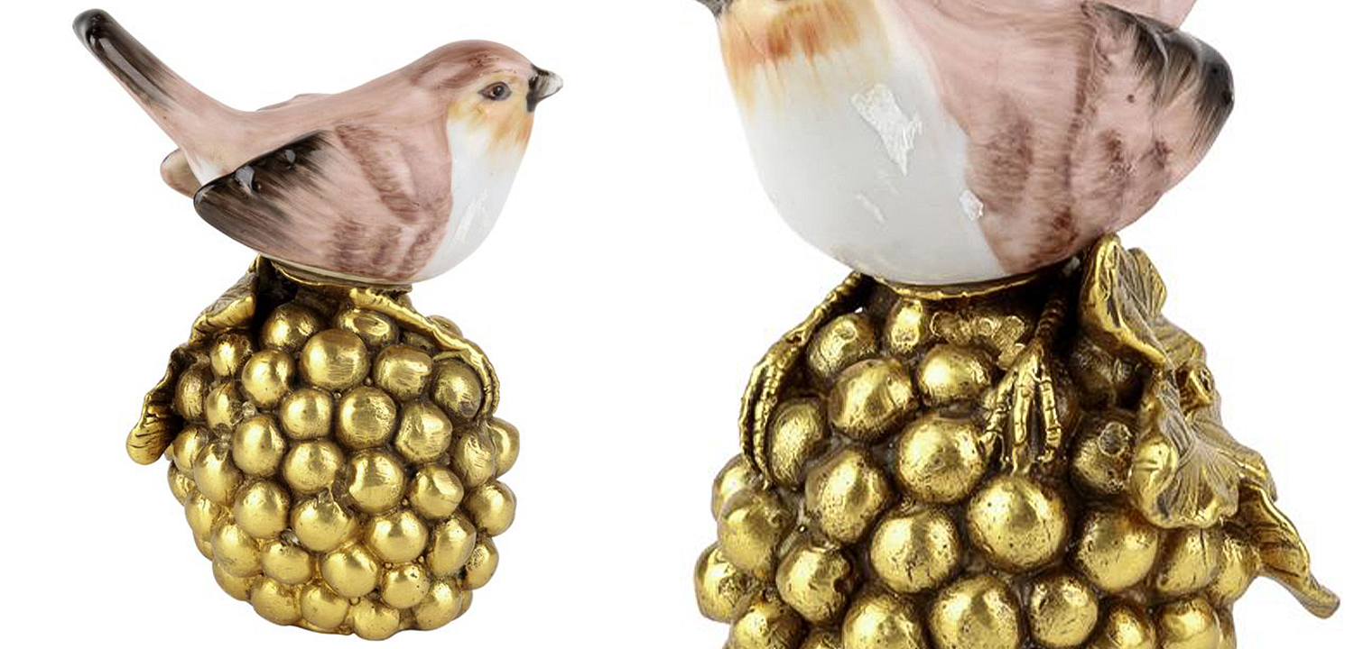 Статуэтка Birdie Golden Grapes Статуэтка Birdie Golden Grapes - Loft-Concept в Орле