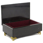 Шкатулка из натурального камня змеевик чёрного цвета Stone Casket варинант исполнения - 4 | Loft Concept в Орле