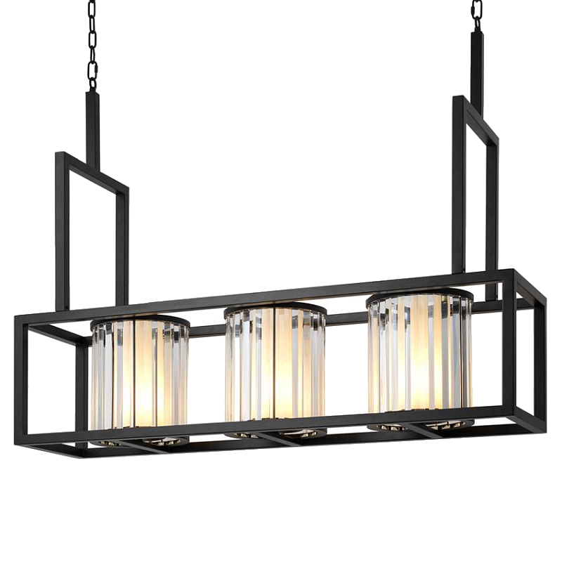 Люстра Chandelier Carducci Black Черный Прозрачный (Transparent) Люстра Chandelier Carducci Black Черный Прозрачный (Transparent) в Орле | Loft Concept