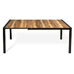 Стол обеденный раздвижной с прямоугольной столешницей на четырех черных ножках Blair варинант исполнения - 3 | Loft Concept в Орле