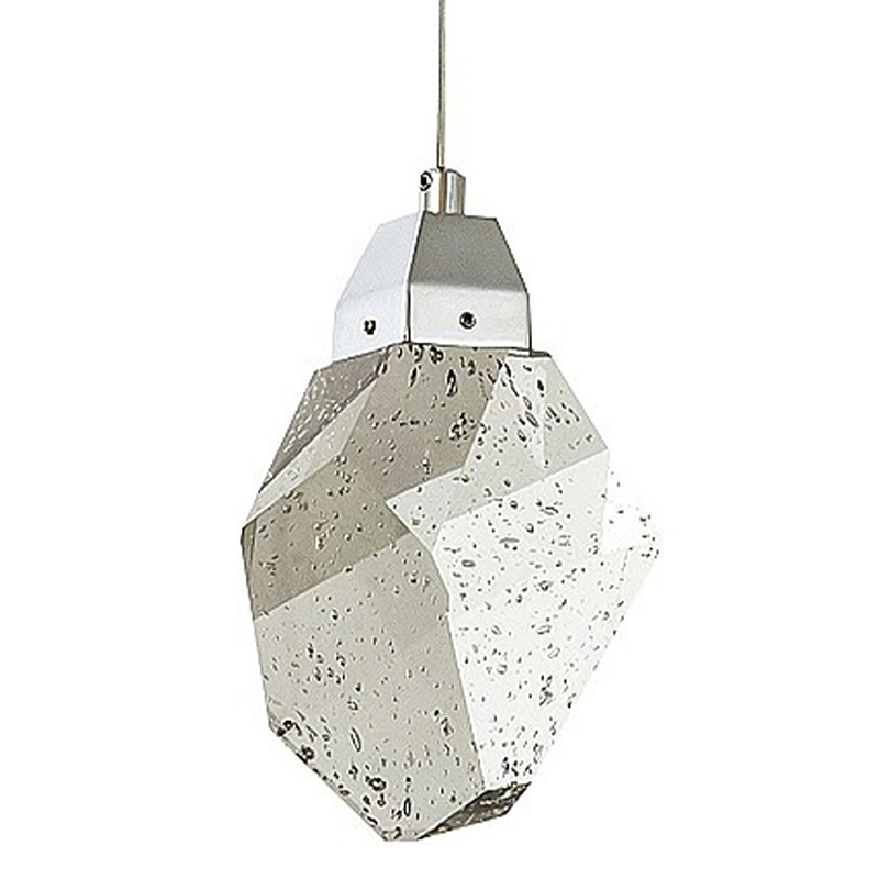 Подвесной светильник с хрустальным плафоном хром Esme Crystal Chrome Hanging Lamp Хром Прозрачный Подвесной светильник с хрустальным плафоном хром Esme Crystal Chrome Hanging Lamp Хром Прозрачный в Орле | Loft Concept