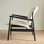 Кресло с каркасом и ножками из древесины и мягкими сиденьем и спинкой Venice варинант исполнения - 4 | Loft Concept в Орле