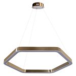 Люстра подвесная светодиодная в форме шестиугольника Диаметр 80 см Hexagon Horizontal варинант исполнения - 1 | Loft Concept в Орле