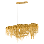 Люстра подвесная с металлическими дугами и длинными цепочками 115 см Atlantis Chain варинант исполнения - 2 | Loft Concept в Орле