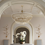 Бра с каркасом в виде веток усыпанных кристаллами Branches with Crystals варинант исполнения - 4 | Loft Concept в Орле