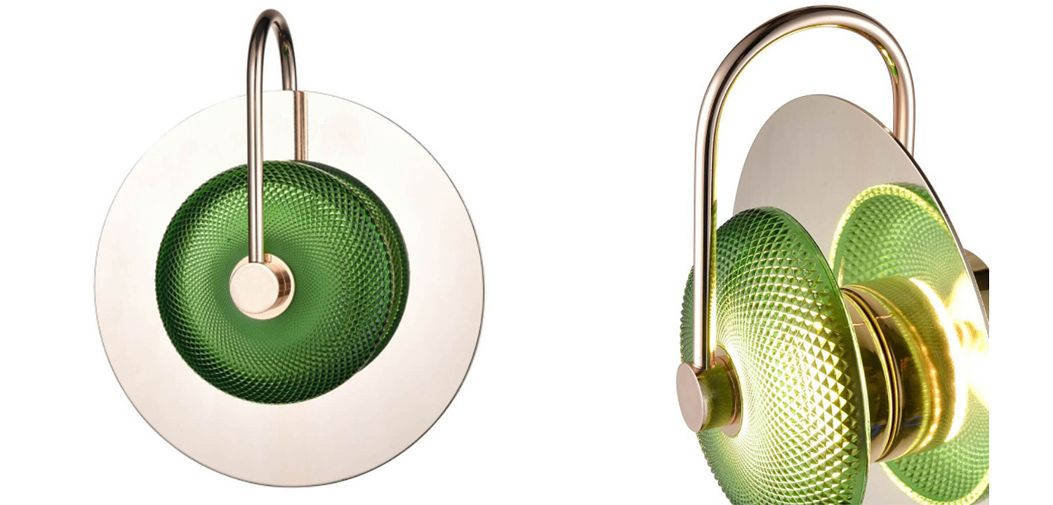 Бра Green Disk One Mirrored Бра Green Disk One Mirrored - Loft-Concept в Орле