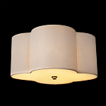 Потолочный светильник с белым волнистым плафоном из ткани Vitorino варинант исполнения - 2 | Loft Concept в Орле