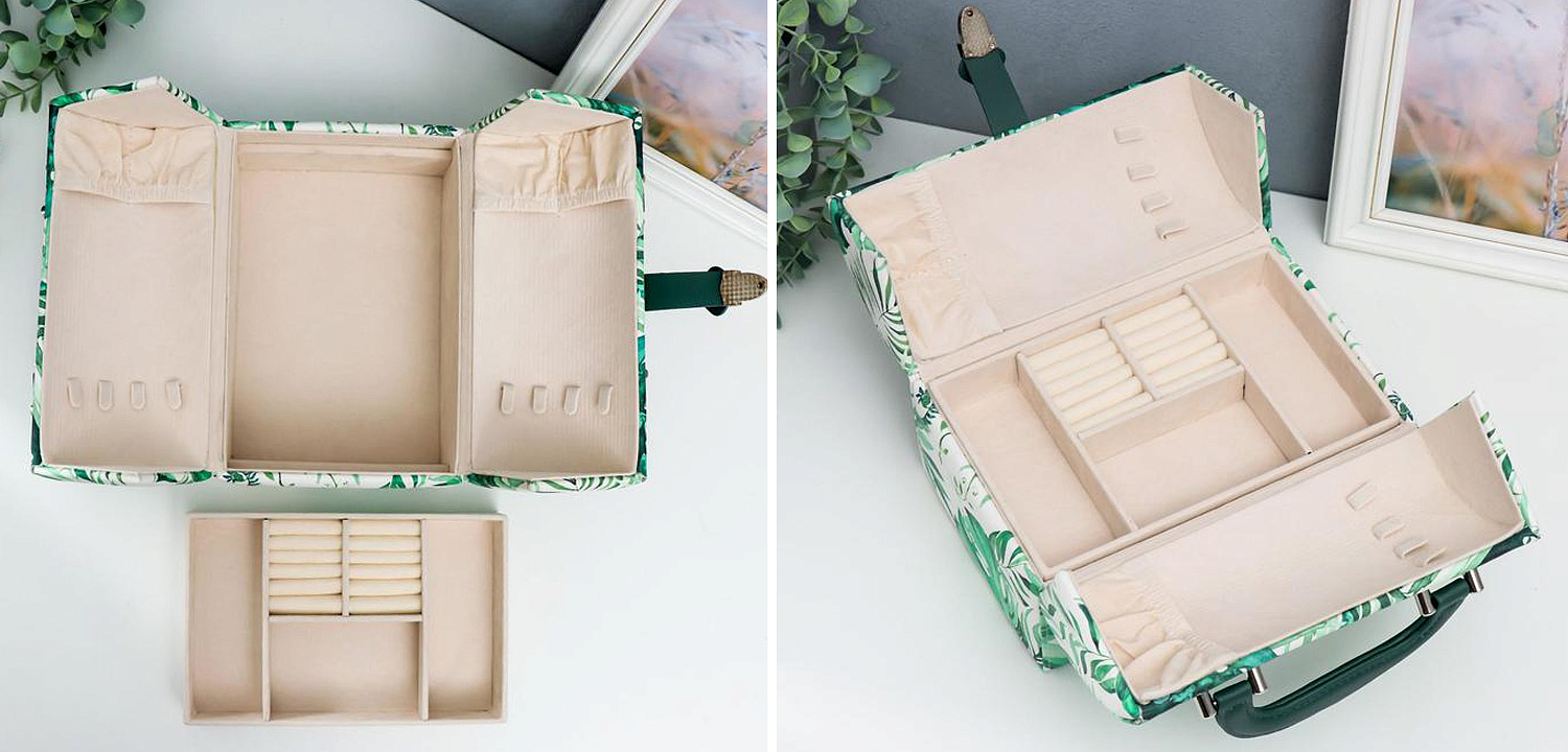 Шкатулка Green Leaves Jewerly Organizer Box Шкатулка Green Leaves Jewerly Organizer Box - Loft-Concept в Орле