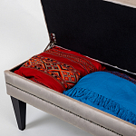 Мягкая банкетка с зоной для хранения Casket Beige варинант исполнения - 4 | Loft Concept в Орле