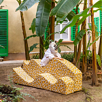 Дизайнерский модульный диван волнистой формы с цветным принтом Poltronova Superonda Sofa варинант исполнения - 22 | Loft Concept в Орле