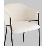 Стул Brace букле белый варинант исполнения - 2 | Loft Concept в Орле