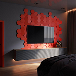 Гипсовая 3D Панель M-47 варинант исполнения - 1 | Loft Concept в Орле