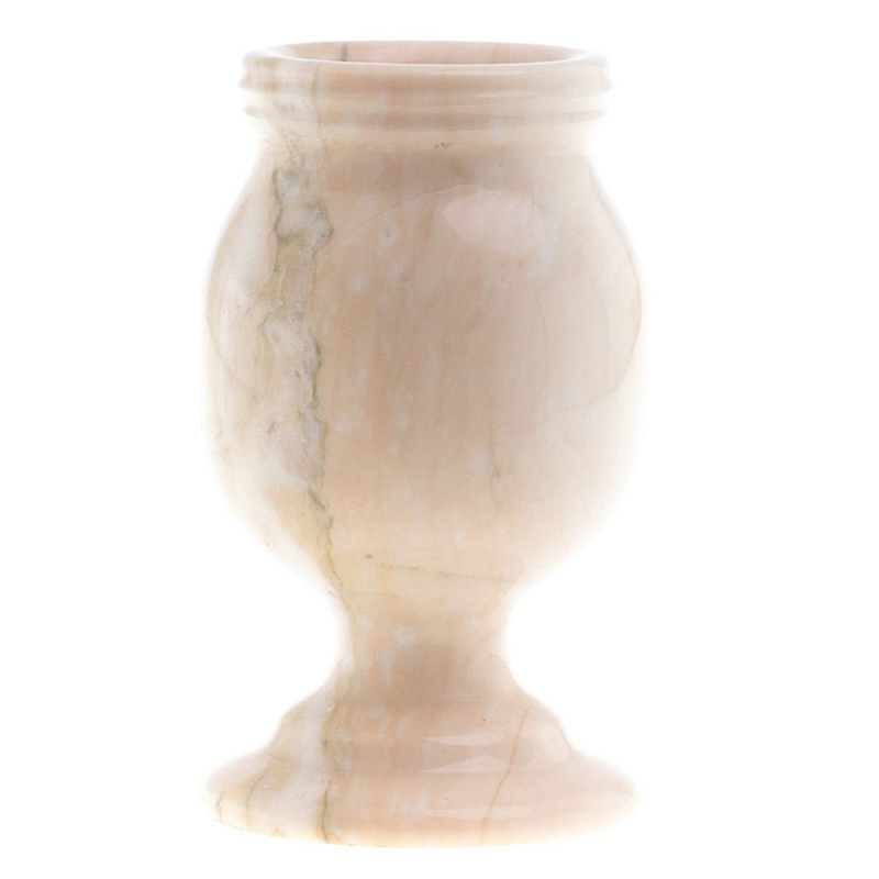 Ваза для цветов из натурального мрамора Marble Vase 2 Бежевый Ваза для цветов из натурального мрамора Marble Vase 2 Бежевый в Орле | Loft Concept