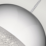 Подвесной светильник со сферическим плафоном из акрила с циркониевыми вкраплениями Kichler варинант исполнения - 6 | Loft Concept в Орле