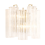 Бра с вертикальными стеклянными подвесками Hexagon Tube Light варинант исполнения - 3 | Loft Concept в Орле