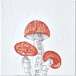 Плитка с узором Мухомор варинант исполнения - 2 | Loft Concept в Орле