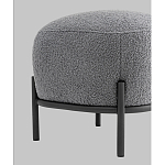 Пуф Стоун букле Fluffy темно-серый варинант исполнения - 2 | Loft Concept в Орле