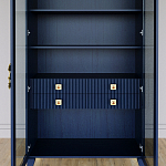 Дизайнерский шкаф витрина Elsa Dreams Blue с 4-мя ящиками варинант исполнения - 6 | Loft Concept в Орле