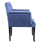 Кресло Addison Chic Armchair deep blue velour варинант исполнения - 2 | Loft Concept в Орле