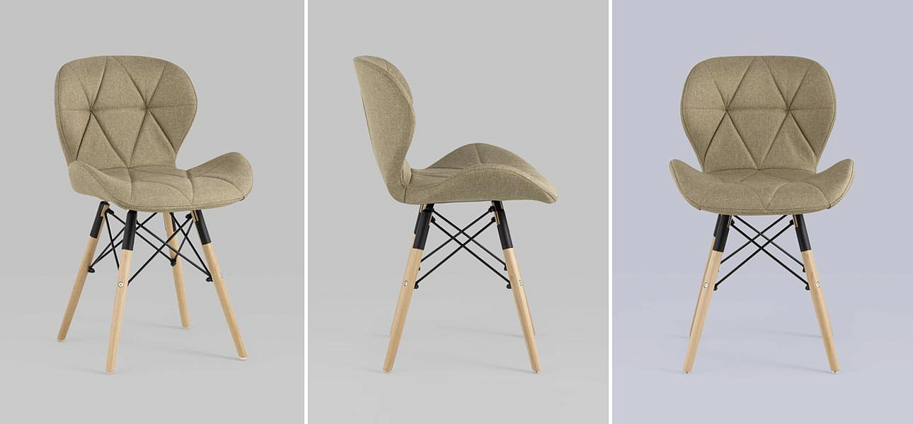 Стул Jeroen Chair Рогожка Коричневый Цвет Стул Jeroen Chair Рогожка Коричневый Цвет - Loft-Concept в Орле