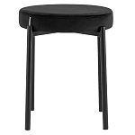 Табурет с мягким круглым сиденьем RIO Black варинант исполнения - 2 | Loft Concept в Орле