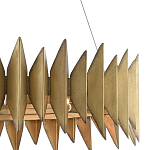 Люстра круглая с фактурным абажуром Graduated Heights варинант исполнения - 1 | Loft Concept в Орле