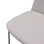 Стул мягкий светло-серый Chair Gray Runners варинант исполнения - 6 | Loft Concept в Орле