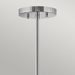 Потолочный светильник с двухслойным белым текстильным абажуром Hinkley варинант исполнения - 13 | Loft Concept в Орле