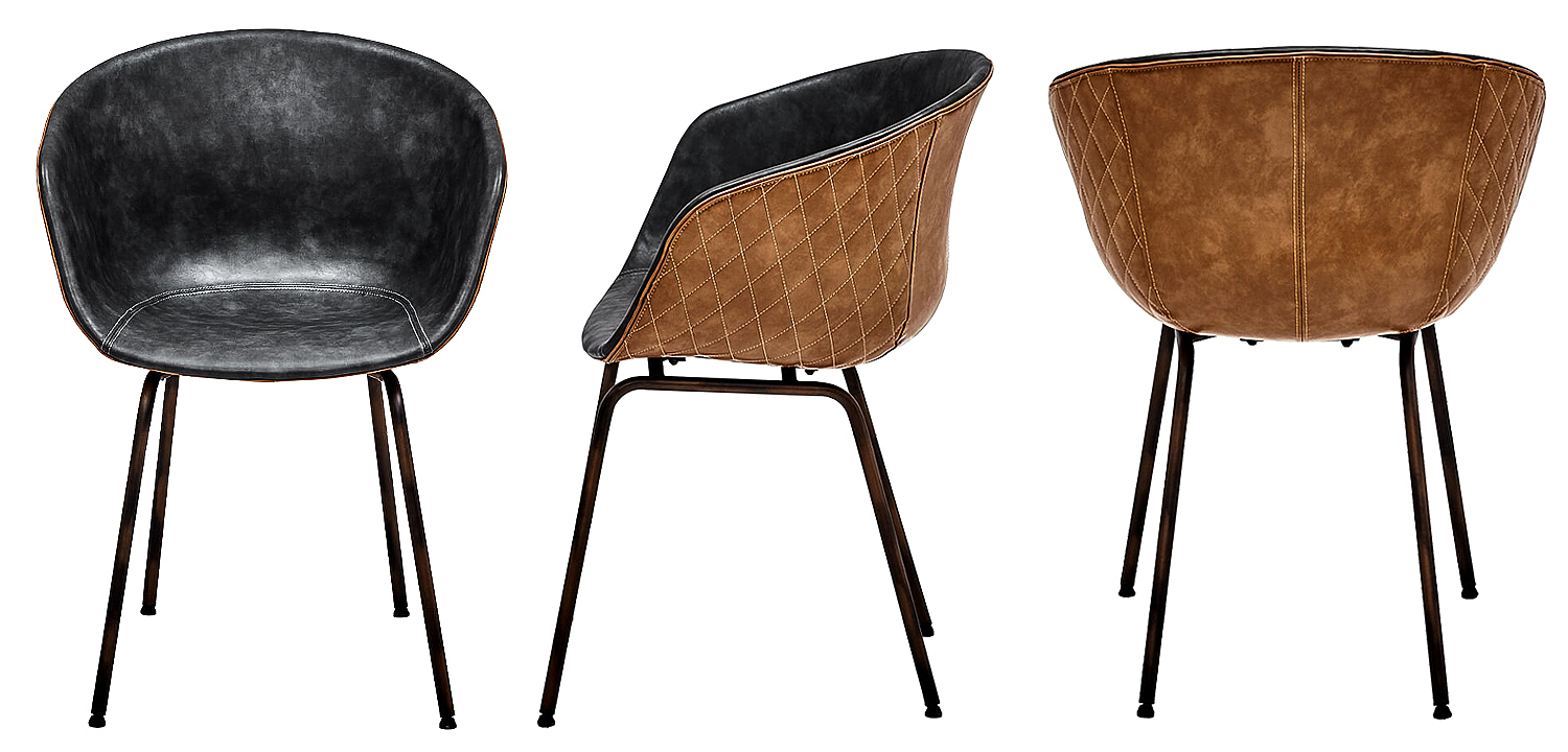 Стул Combi Caramel and Graphite Stool Стул Combi Caramel and Graphite Stool - Loft-Concept в Орле