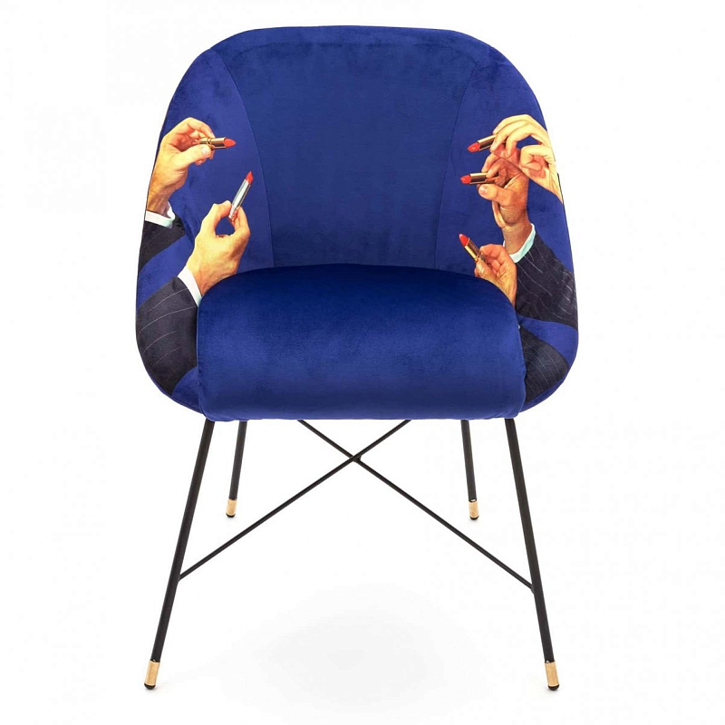 Кресло Seletti Padded Chair Lipsticks Мульти Черный Кресло Seletti Padded Chair Lipsticks Мульти Черный в Орле | Loft Concept