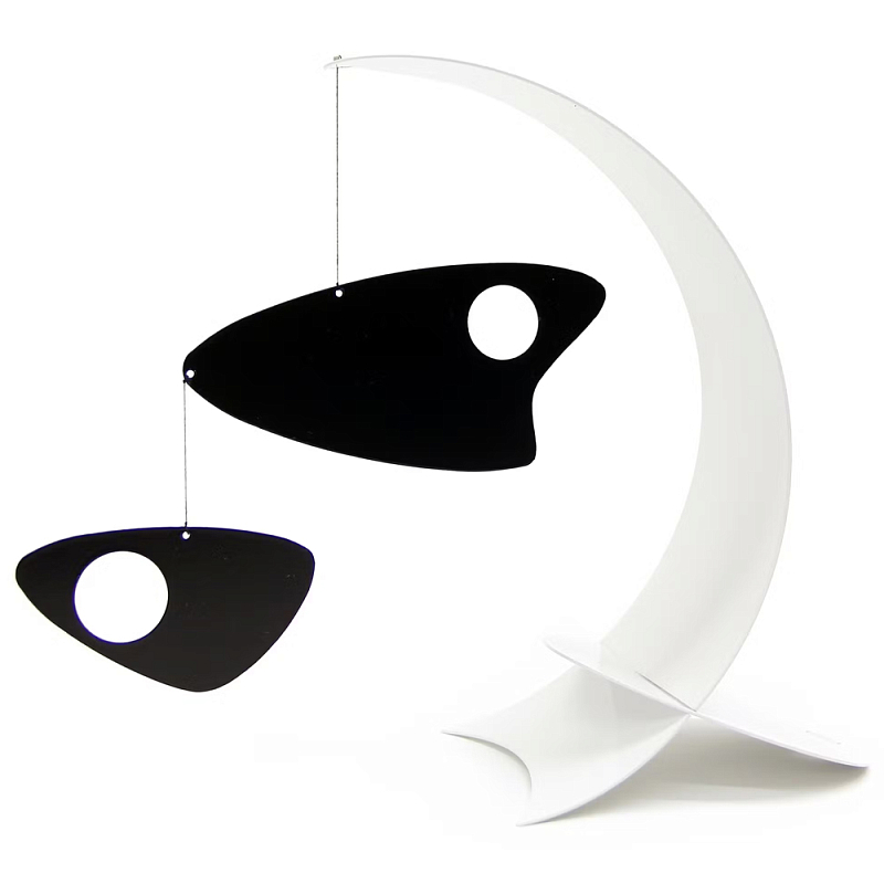 Декоративная статуэтка Abstract Fish Statuette Белый Черный Декоративная статуэтка Abstract Fish Statuette Белый Черный в Орле | Loft Concept