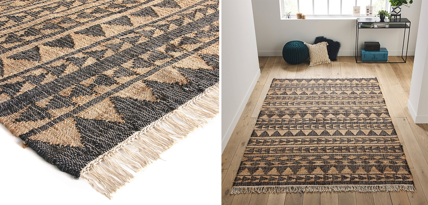 Ковер с бахромой Carpet Graphic Design Triangles Ковер с бахромой Carpet Graphic Design Triangles - Loft-Concept в Орле