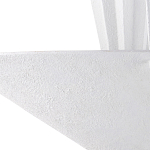 Люстра светодиодная белая геометрической формы с рифленым плафоном White Geometric Lamps варинант исполнения - 3 | Loft Concept в Орле