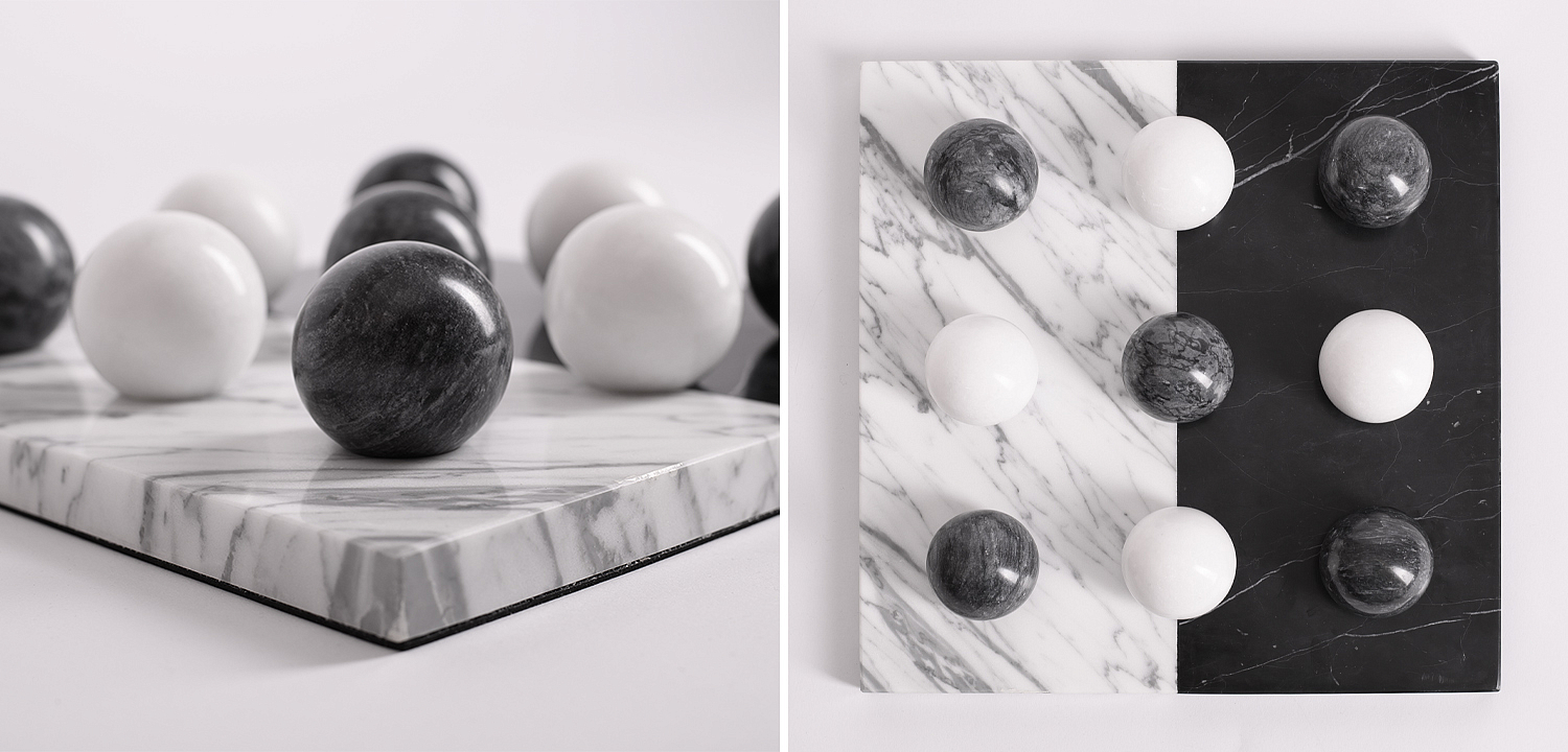 Аксессуар для интерьера Marble Board and Balls Аксессуар для интерьера Marble Board and Balls - Loft-Concept в Орле