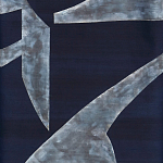 Обои ручная роспись в стиле Арт-деко Symphony Colourway SC-104 on Kyanite silk dupion варинант исполнения - 1 | Loft Concept в Орле