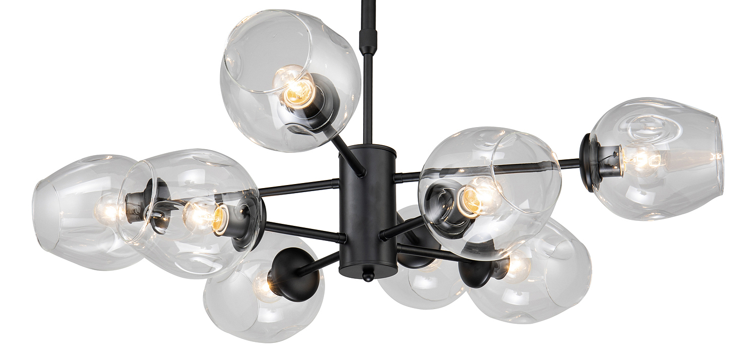 Люстра Branching Bubble Chandelier black 8 Люстра Branching Bubble Chandelier black 8 - Loft-Concept в Орле
