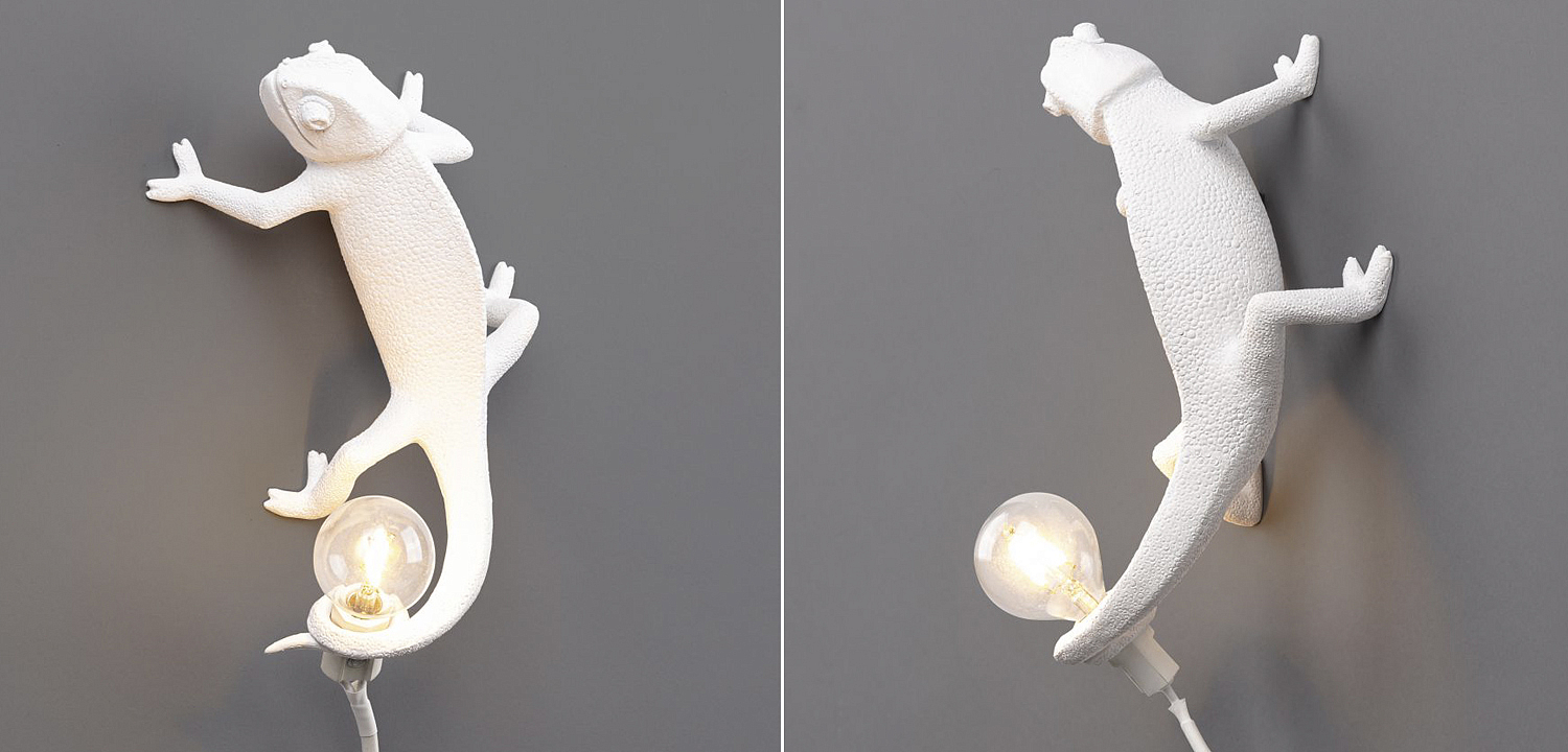 Бра Seletti Chameleon Lamp Going Up Бра Seletti Chameleon Lamp Going Up - Loft-Concept в Орле