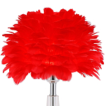 Настольная лампа с перьями Plumage Red Table Lamp варинант исполнения - 2 | Loft Concept в Орле