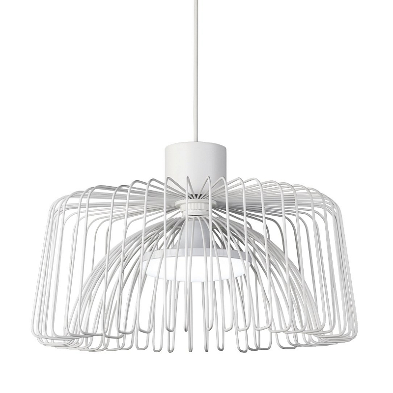 Подвесной светильник Cage Wire Color Pendant White Белый Подвесной светильник Cage Wire Color Pendant White Белый в Орле | Loft Concept
