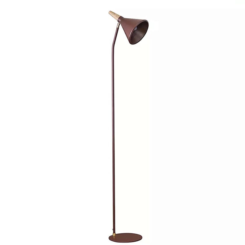 Торшер с конусообразным плафоном Plum Floor Lamp Сливовый Бежевый Торшер с конусообразным плафоном Plum Floor Lamp Сливовый Бежевый в Орле | Loft Concept